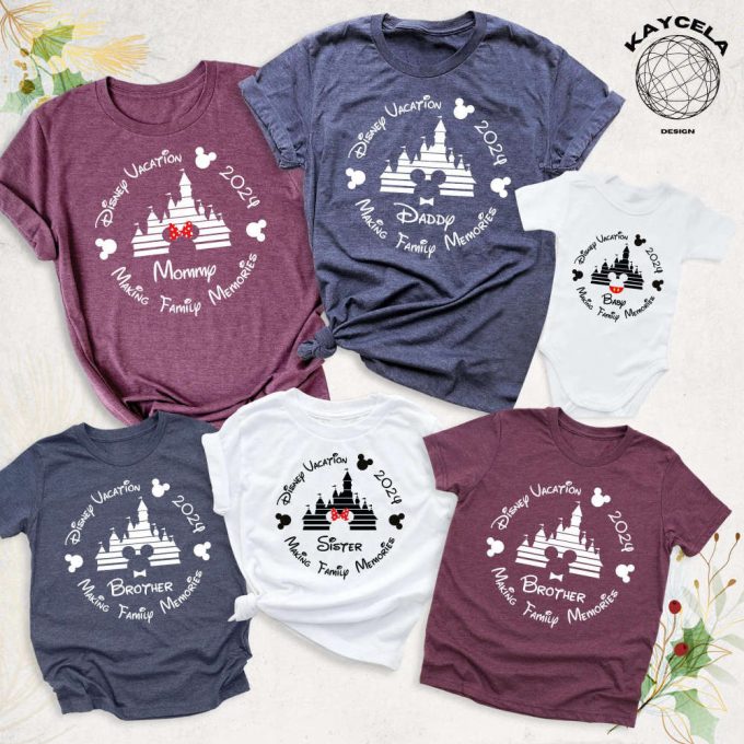 Create Lasting Memories With Personalized Disney Vacation Shirts Disneyworld Family Shirt 2024 Disney Trip T-Shirt – Matching Family Shirts Available! 2