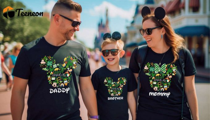 Get Your Personalized Irish Family Shirts &Amp;Amp; Disney Trip Tees – Celebrate St Patrick S Day With Mickey Mouse! Custom Disney Tee &Amp;Amp; Shamrock Shirt Available! 1