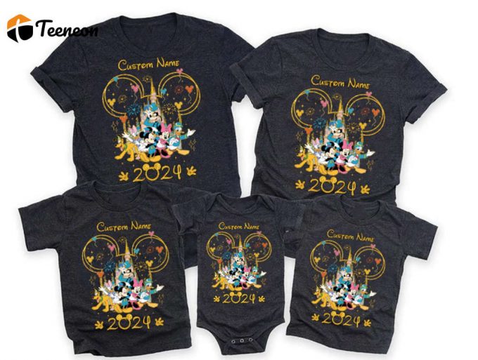 Disneytrip 2024 Shirts: Personalized Mickey And Friends Disneyland Group Family Tee Disneyland Disneyworld 1