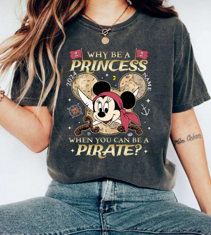 Personalized Minnie Mouse Pirates Shirt - Be A Pirate At Disneyland Cruise - Pirates Of The Caribbean Shirt 2