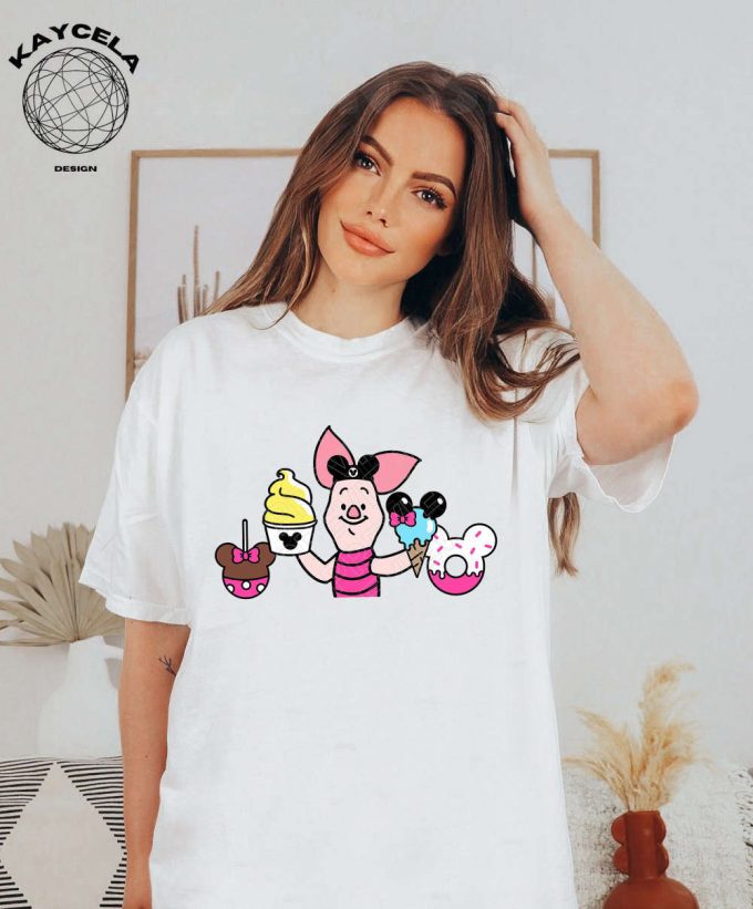 Piglet Winnie The Pooh Snacks Shirt – Disney Disneyland Trip Shirt With Winnie The Pooh And Piglet - Disney Snack Shirt For Disney Lovers 2