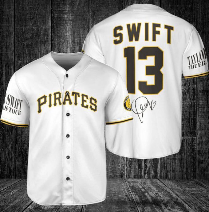 Pittsburgh Pirates Taylor Swift Fan Baseball Jersey - Gift For Men Women 2