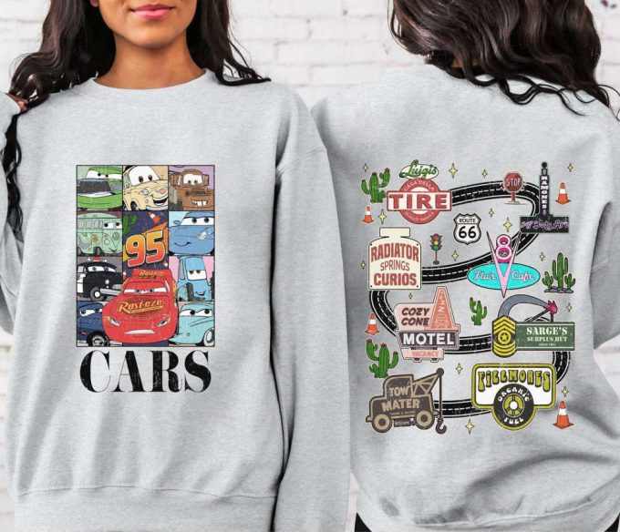 Shop Pixar Cars Eras Tour Shirt &Amp; Radiator Springs Disneyland Family Shirts 2