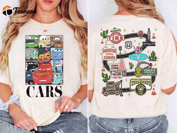 Shop Pixar Cars Eras Tour Shirt &Amp;Amp; Radiator Springs Disneyland Family Shirts 1