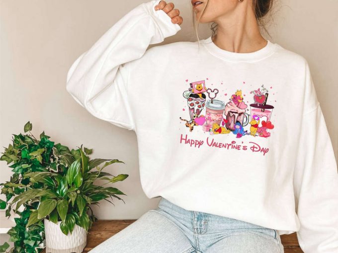 Spread Love With Disney Pooh T-Shirt: Perfect Valentine S Gift For Disney Fans! Cartoon Sweatshirt Positive Vibes Shirt &Amp; More At Disneyworld 2