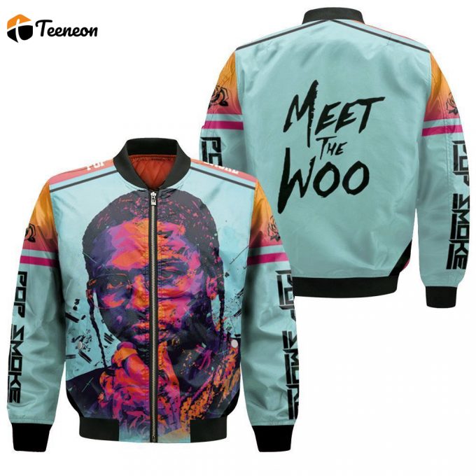 Pop Smoke Legend Rap Hip Hop Pop Bomber Jacket - Gift For Men Women 1