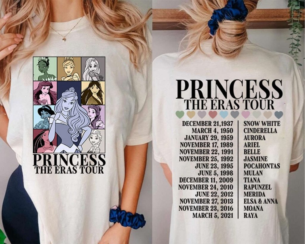 Disneyland Princess Tour Shirt: Unforgettable Girl Trip Tee! 2