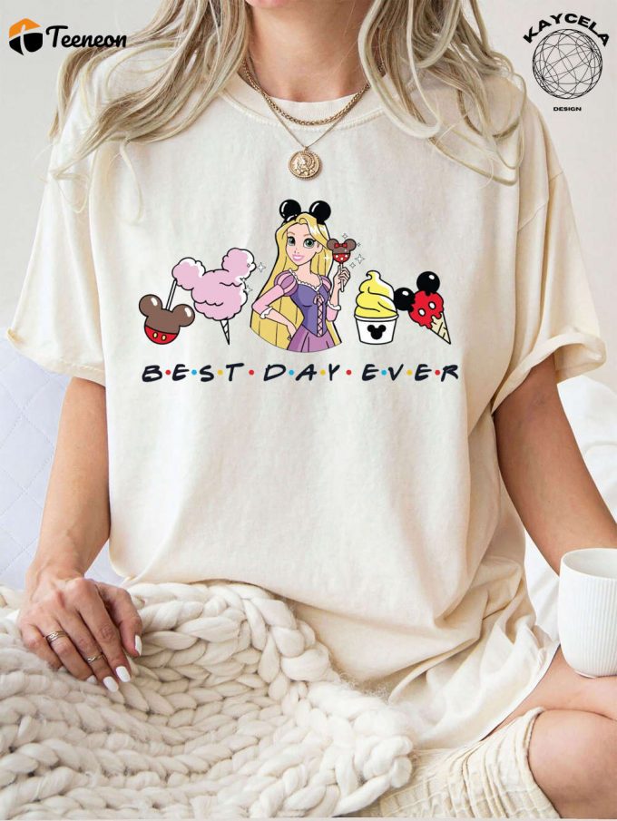 Rapunzel Best Day Ever Shirt – Disney Princess Tangled Movie Gift Character 1