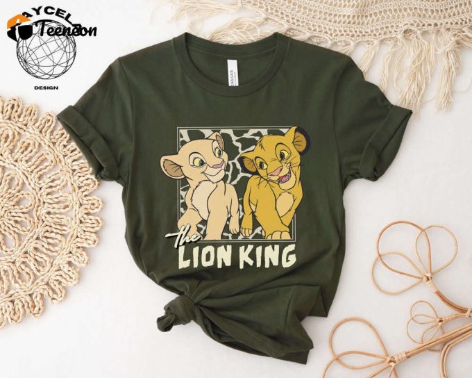 Retro Disney Lion King Simba And Young Nala Shirt - Magic Kingdom Hakuna Matata Safari The Lion King Shirt - Shop Now! 1