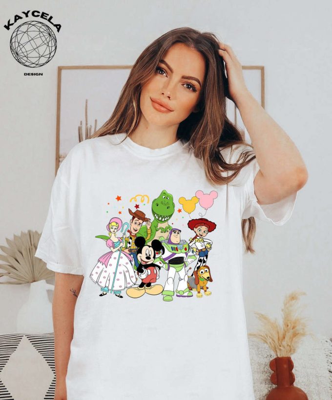 Retro Disney Toy Story Movie Characters Shirt - Perfect Disneyland Vacation Trip Gift Disney World &Amp; Disneyland Shirt - Get Your Disney Trip Tee Now! 2