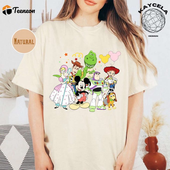 Retro Disney Toy Story Movie Characters Shirt - Perfect Disneyland Vacation Trip Gift Disney World &Amp;Amp; Disneyland Shirt - Get Your Disney Trip Tee Now! 1