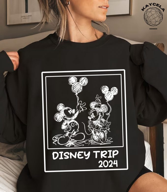 Get Ready For Retro Disney Trip 2024 With Mickey Sketch Shirts! Perfect Disney Gift For Kids - Toddler Youth Sizes Available Shop Now For Exclusive Disneyworld Shirt Designs! (155 Characters) 2