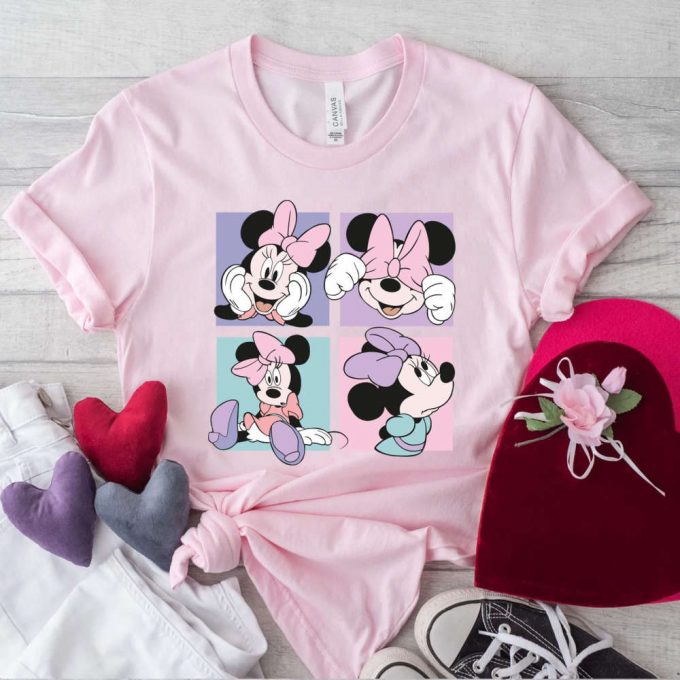 Retro Minnie Mouse Shirt: Vintage Disney Trip &Amp; Disneyland Lover Shirt 2