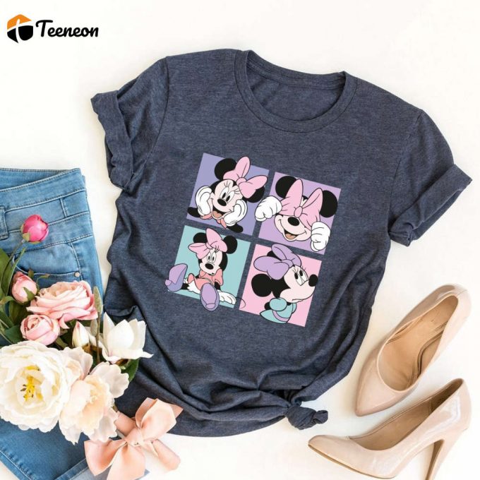 Retro Minnie Mouse Shirt: Vintage Disney Trip &Amp;Amp; Disneyland Lover Shirt 1