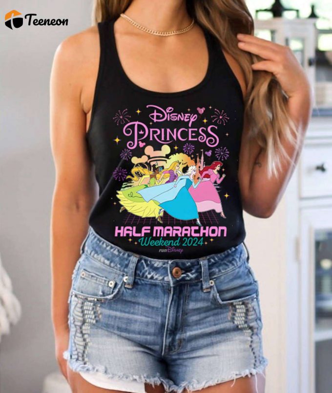 Rundisney Princess Half Marathon 2024 Shirt Princess Runner Tank Top 1