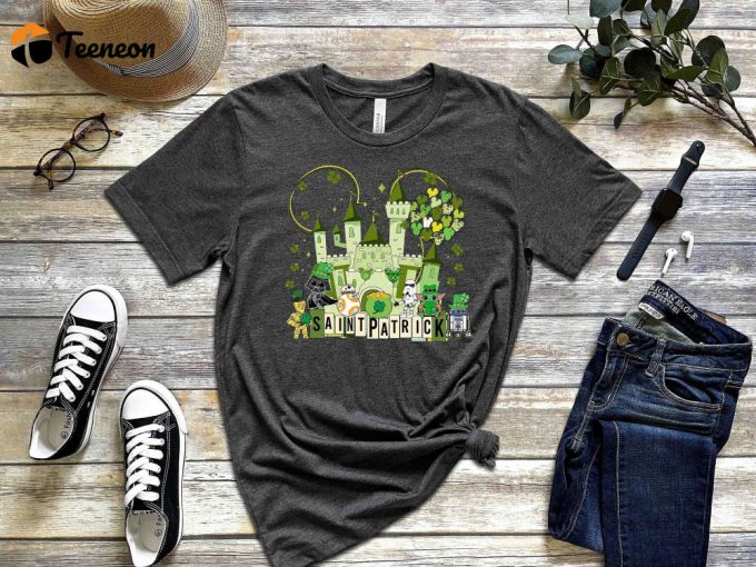 Get Lucky With Our Saint Patrick T-Shirt Collection: Star Wars Irish R2D2 Baby Yoda And Disney Star Wars Shirts – Perfect For Patty Day! Shamrock Designs Included! 1