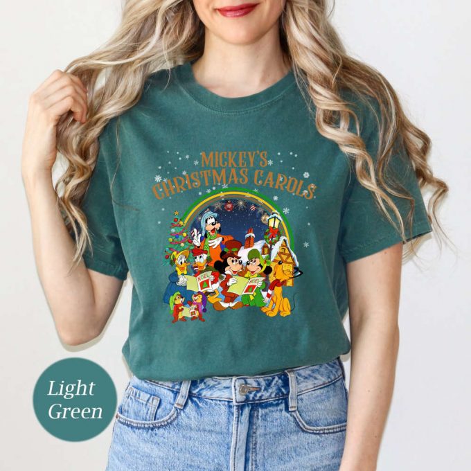 Santa Mickey And Friends Comfort Colors Shirt - Perfect Disney Vacation Family Gift For Mickey S Very Merry Xmas Party 2