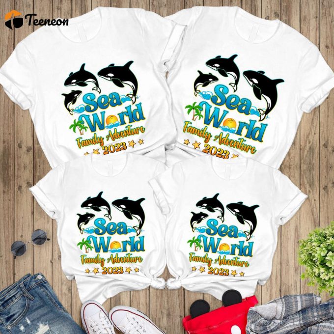 Sea World Family Shirts: 2023 Trip Adventure &Amp;Amp; Vacation Group Shirt 1