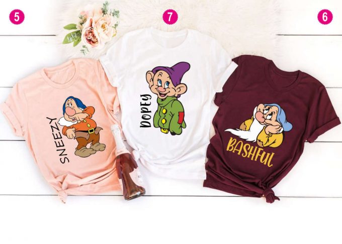 Disney Family Shirts: Seven Dwarfs Group Snow White Fun &Amp; Stylish Disney Family Shirts 2