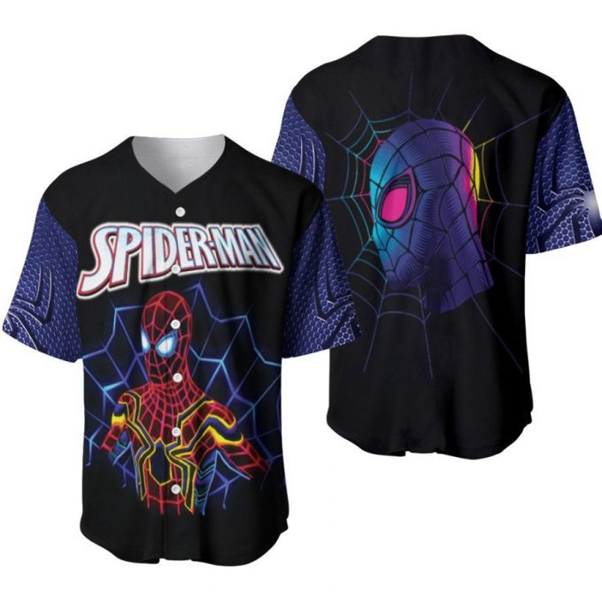 Spider Man No Way Home Heroes Retro Color Spider Senses Designed Allover Gift For Spider Man Fans Baseball Jersey 2