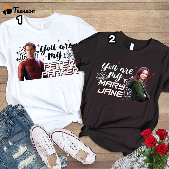 Spiderman Peter Parker And Mary Jane Shirt You Are My Spiderman Couple Valentines Shirt Valentines Gift 1