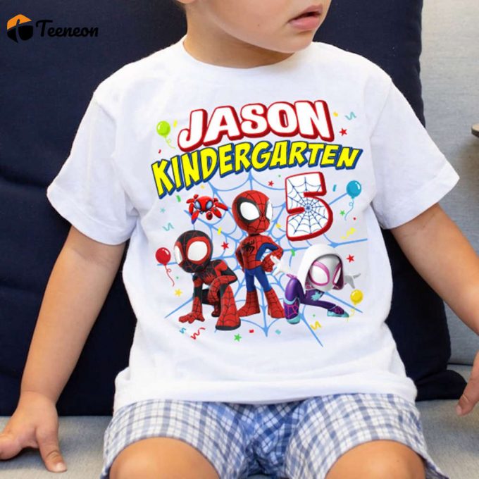 Spidey And His Amazing Friends Kindergarten Shirt – Spiderman Back To School Attire