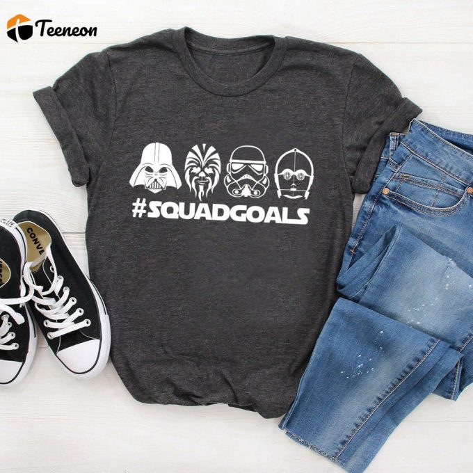 Disney Star Wars Squad Goals T-Shirt: The Ultimate Disney Trip Tee 1