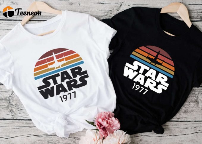 Vintage Star Wars 1977 Shirt - Retro Disney Tshirt For Fans 1