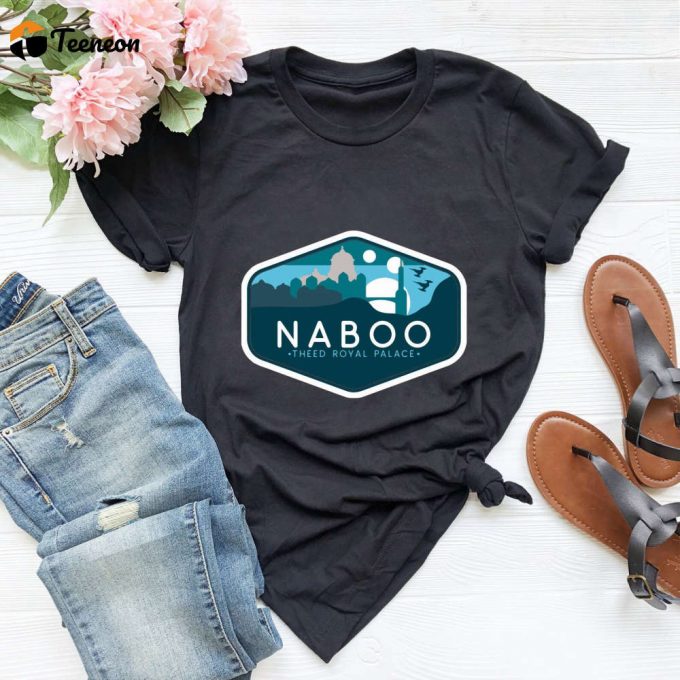 Unisex Star Wars Naboo Shirt: Luke Skywalker T-Shirt Naboo Palace Design - Perfect Star Wars Gift 1