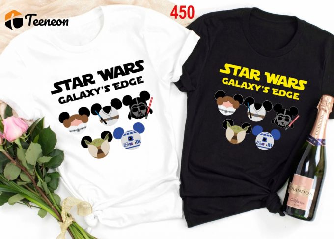 Star Wars Shirt Collection: Disney Princess Leia Baby Yoda Luke Skywalker &Amp;Amp; Darth Vader 1