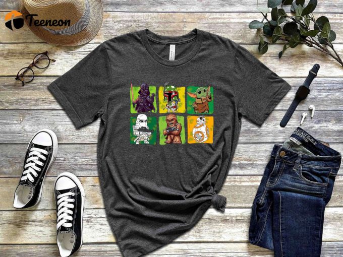 Unique Star Wars T-Shirt: Celebrate St Patrick S Day With Irish Shirt Lucky Design Darth Vader &Amp;Amp; Baby Yoda Shirts By Disney! 1