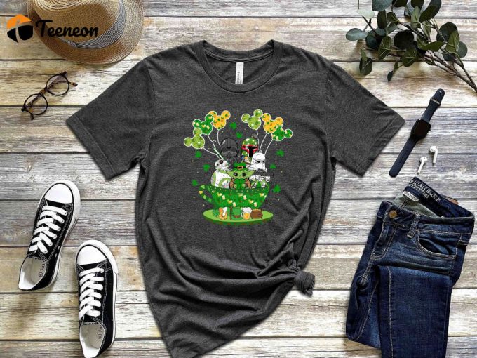 Get Lucky With Star Wars Saint Patrick S Day Shirt – Disney Irish T-Shirt Featuring Darth Vader &Amp;Amp; Storm Trooper Designs Perfect For Disneyworld 1