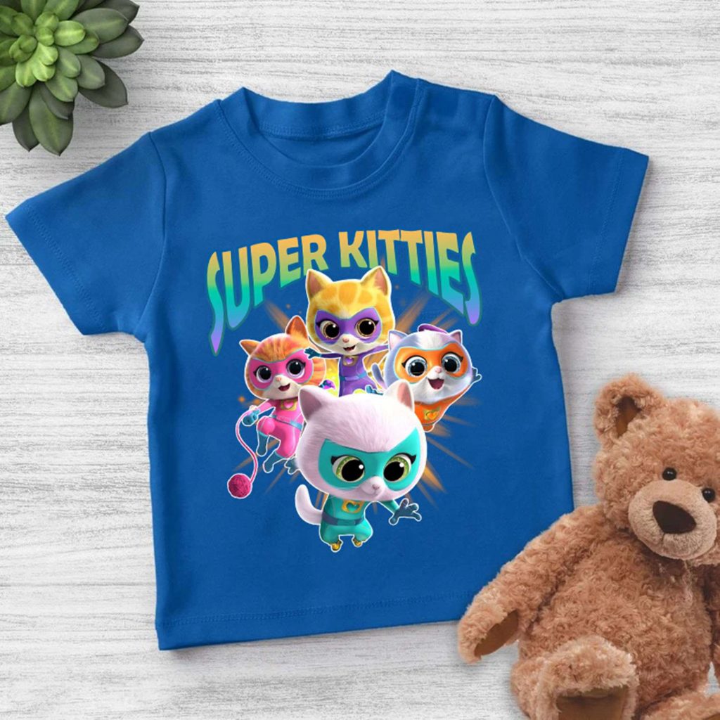 Superkitties Shirt, Superkitties Pounce Shirt, Sparks Shirt, Super Cat Shirt, Ginny Cat, Super Kitties Character T-Shirt, Superkitties Kids 2