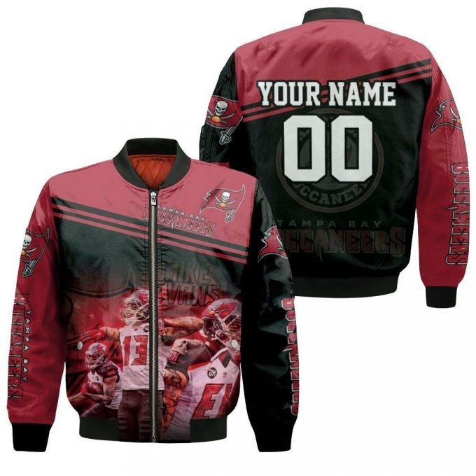 Tampa Bay Buccaneers 13 Mike Evans Personalized Bomber Jacket - Gift For Men Women 2