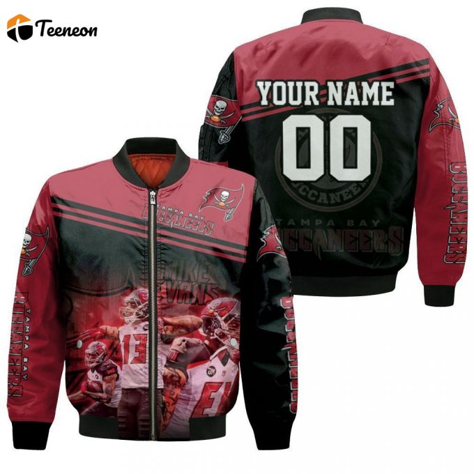 Tampa Bay Buccaneers 13 Mike Evans Personalized Bomber Jacket - Gift For Men Women 1