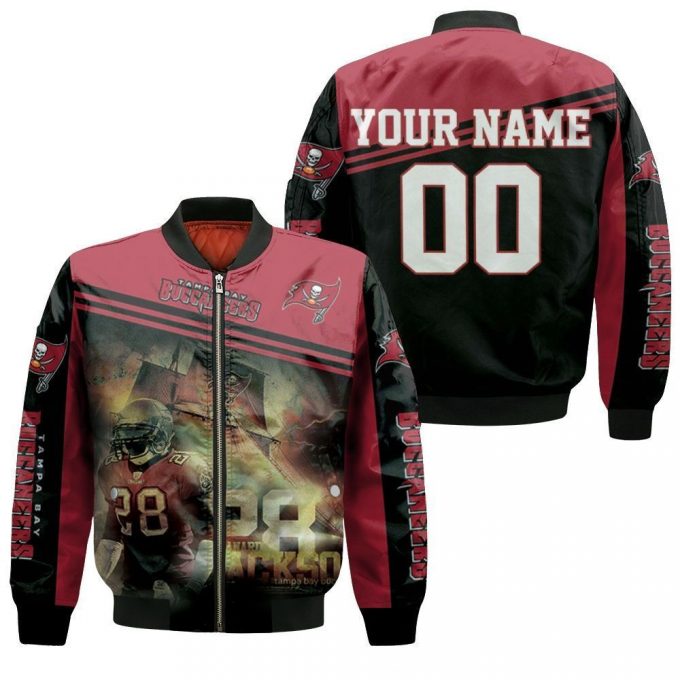 Tampa Bay Buccaneers Vernon Hargreaves Siege The Day Personalized Bomber Jacket - Gift For Men Women 2