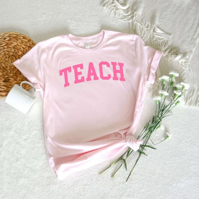 Teacher Squad Shirt: Teach T-Shirt School Shirt First Grade Shirt Pink Love Shirt &Amp; Inspiring Teacher Valentine Gifts - Teach Love Inspire 2