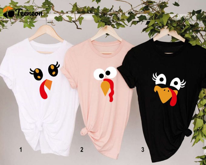 Thanksgiving Love Shirt - Cute Turkey Happy Thanksgiving Gift 1