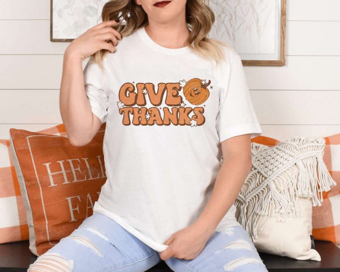 Express Your Gratitude With Our Thanksgiving T-Shirt - Fall Shirt Thankful Vibes Gobble Gobble Tee Cheetah Pumpkin Cute Pumpkin Shirt Positive Vibe &Amp; Grateful Apparel 2