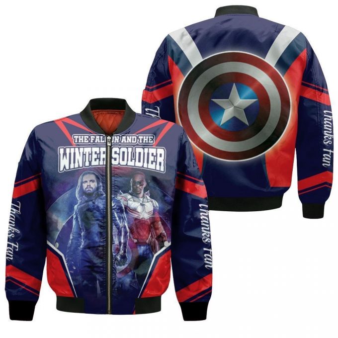 The Falcon And The Winter Soldier Bomber Jacket - Gift For Men Women 2