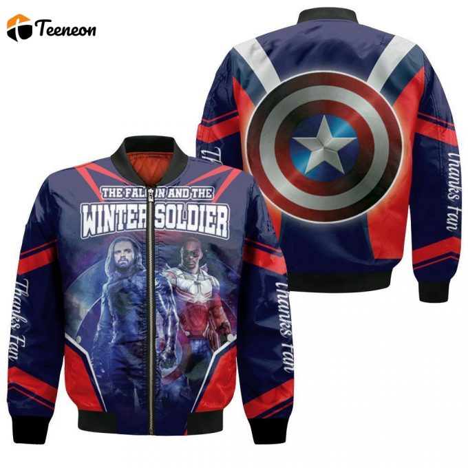 The Falcon And The Winter Soldier Bomber Jacket - Gift For Men Women 1