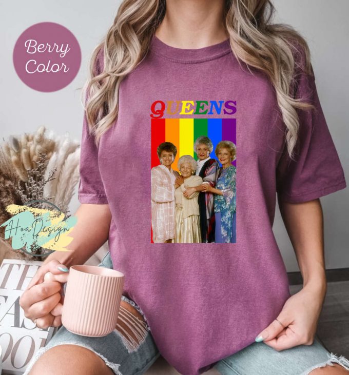 The Golden Girls Lgbt Comfort Colors T-Shirt: Stay Golden &Amp; Funny Lgbt Gifts 2023 2