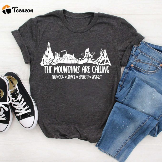 Disney Mountain Shirts: The Mountains Are Calling! Big Thunder Splash &Amp;Amp; Space - Must-Have Disney Shirt 1