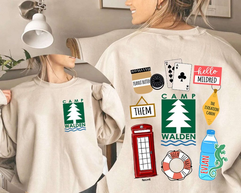 The Parent Trap T-Shirt &Amp; Sweatshirt: Camp Walden Parker Knoll Royal Flush Hallie Annie Parker 2