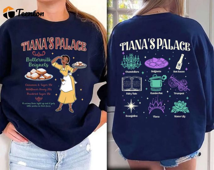 Disneyland Princess Tiana Shirt Tiana S Palace Tee Birthday Party Outfit Disneytrip 1