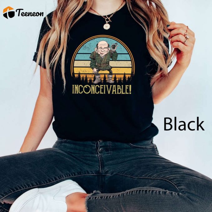 Princess Bride Comfort Colors Shirt: Inconceivable Vintage Toddler Tee Movies Quote &Amp;Amp; Funny Retro Shirt 2023 1