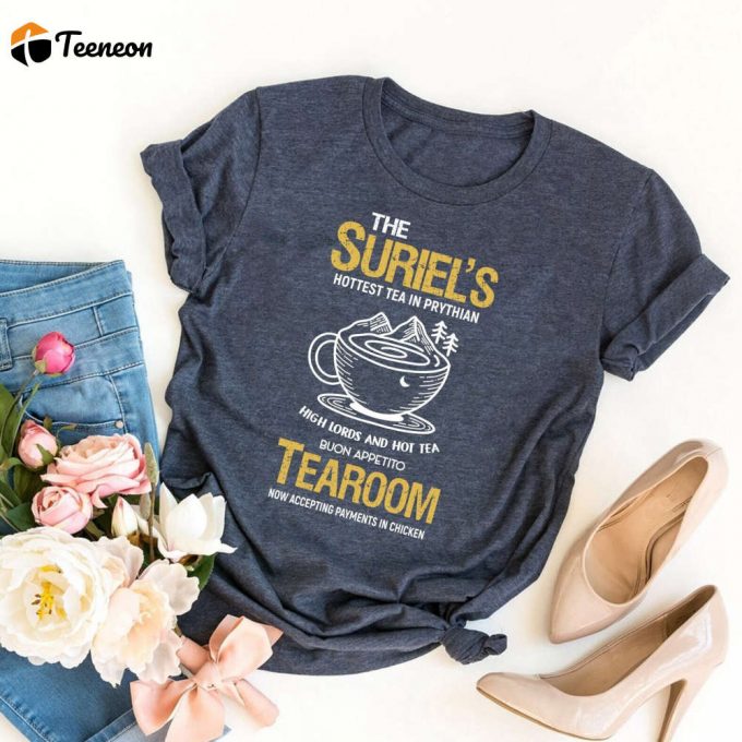 Suriel S Tearoom Shirt: Gift For Book Lovers Mystical Book Aesthetic Tee – Acotar &Amp;Amp; Fandom Inspired 1