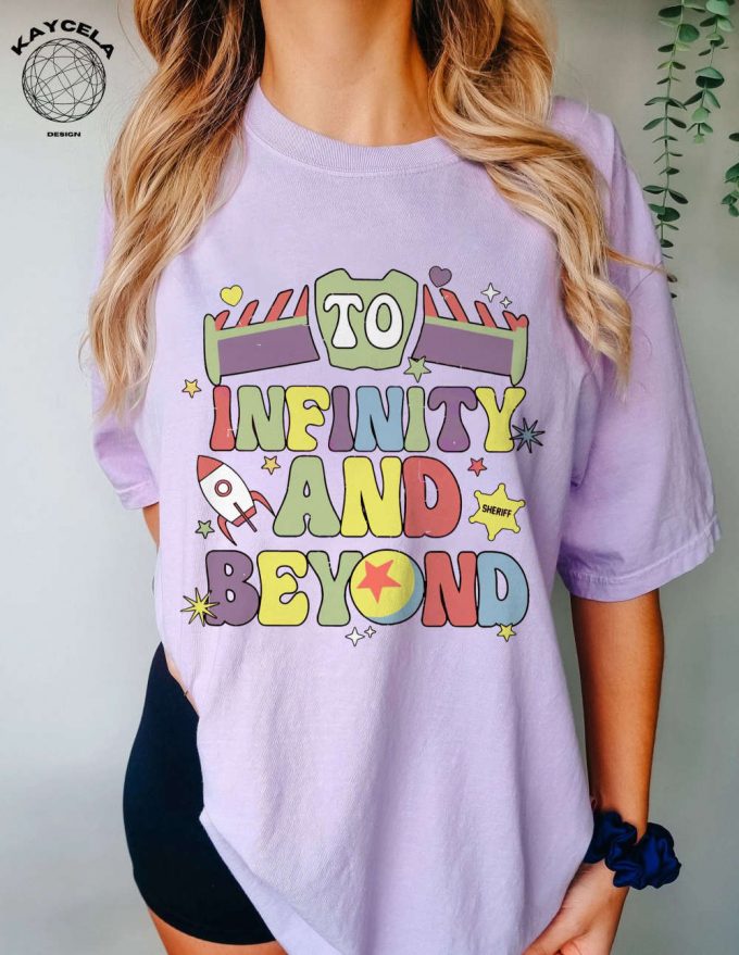 To Infinity And Beyond Shirt: Toy Story Matching Shirts For Disney Fans! Andy Buzz Woody Shirt For Toy Story Birthday Celebration 2