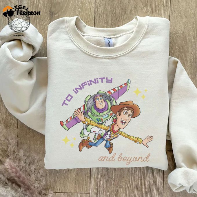 To Infinity And Beyond Shirt - Official Disney Toy Story Shirt Featuring Woody And Buzz Lightyear Disney Store Exclusive Disneyland And Disney World Shirt 1