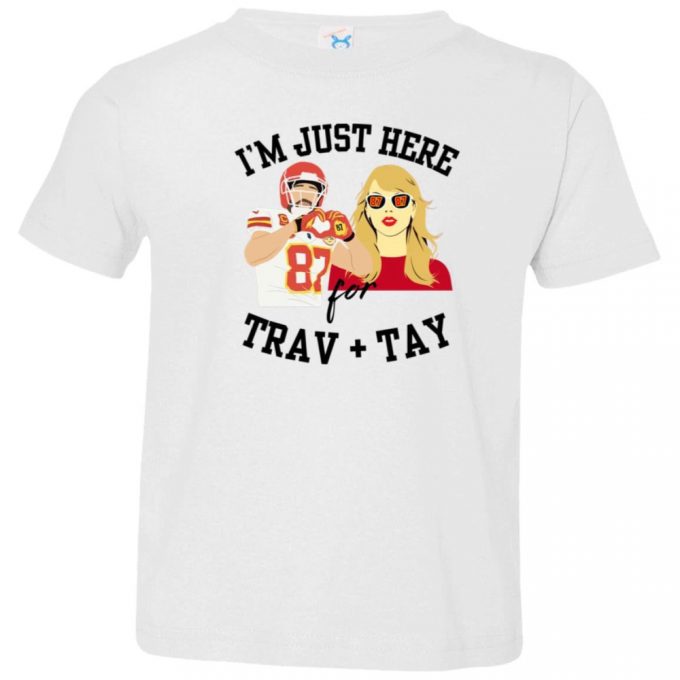 Super Bowl Toddler Shirt: Trav And Tay Swifty - Fun &Amp; Stylish Nfl-Inspired Apparel 2